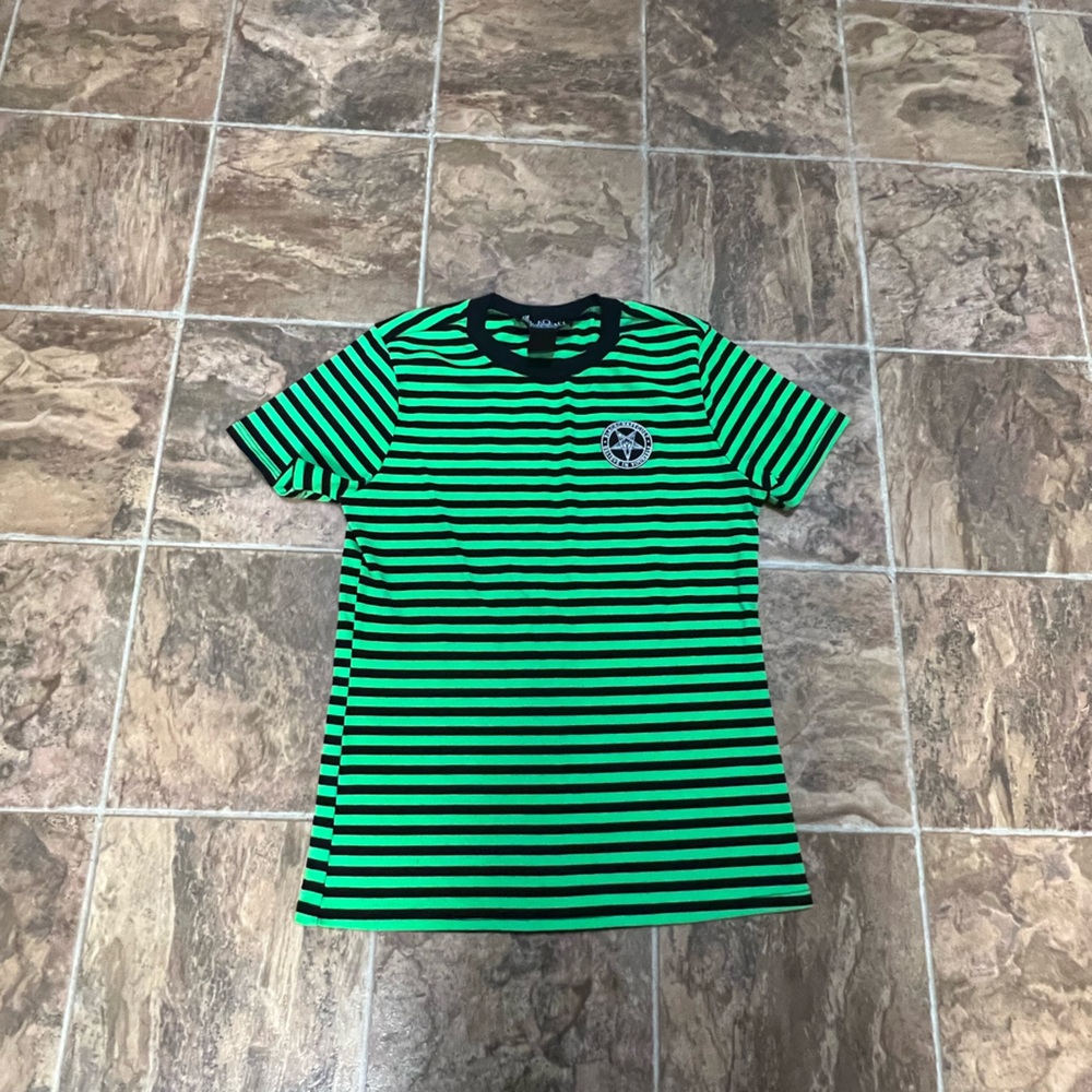 Blackcraft cult striped tee